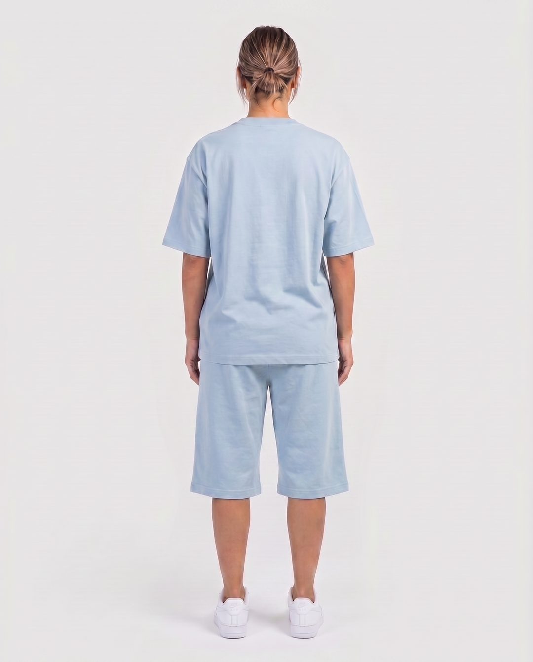 SUMMER BASICS BABY BLUE SHORTS