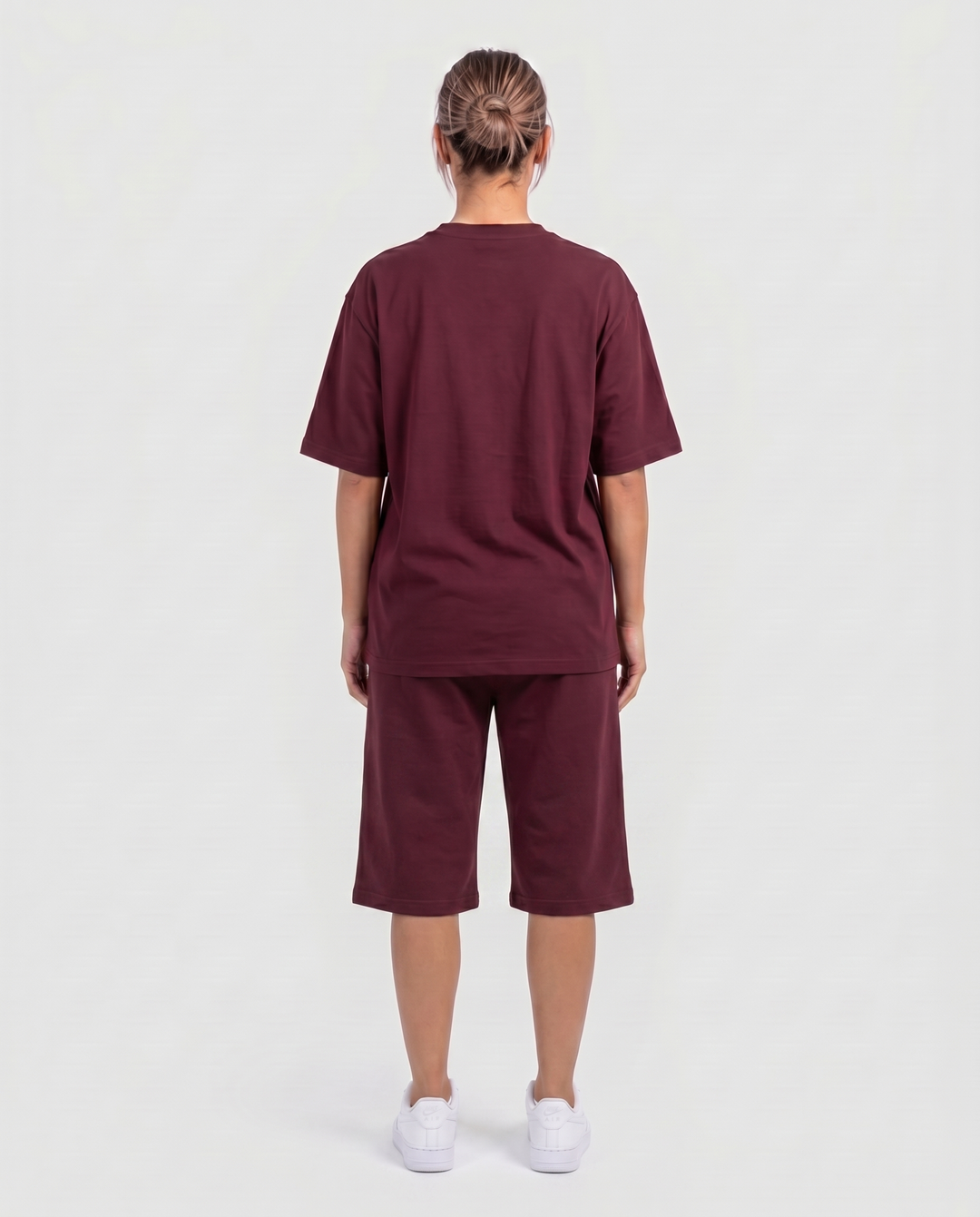 SUMMER BASICS BORDEAUX RED TRACKSUITS