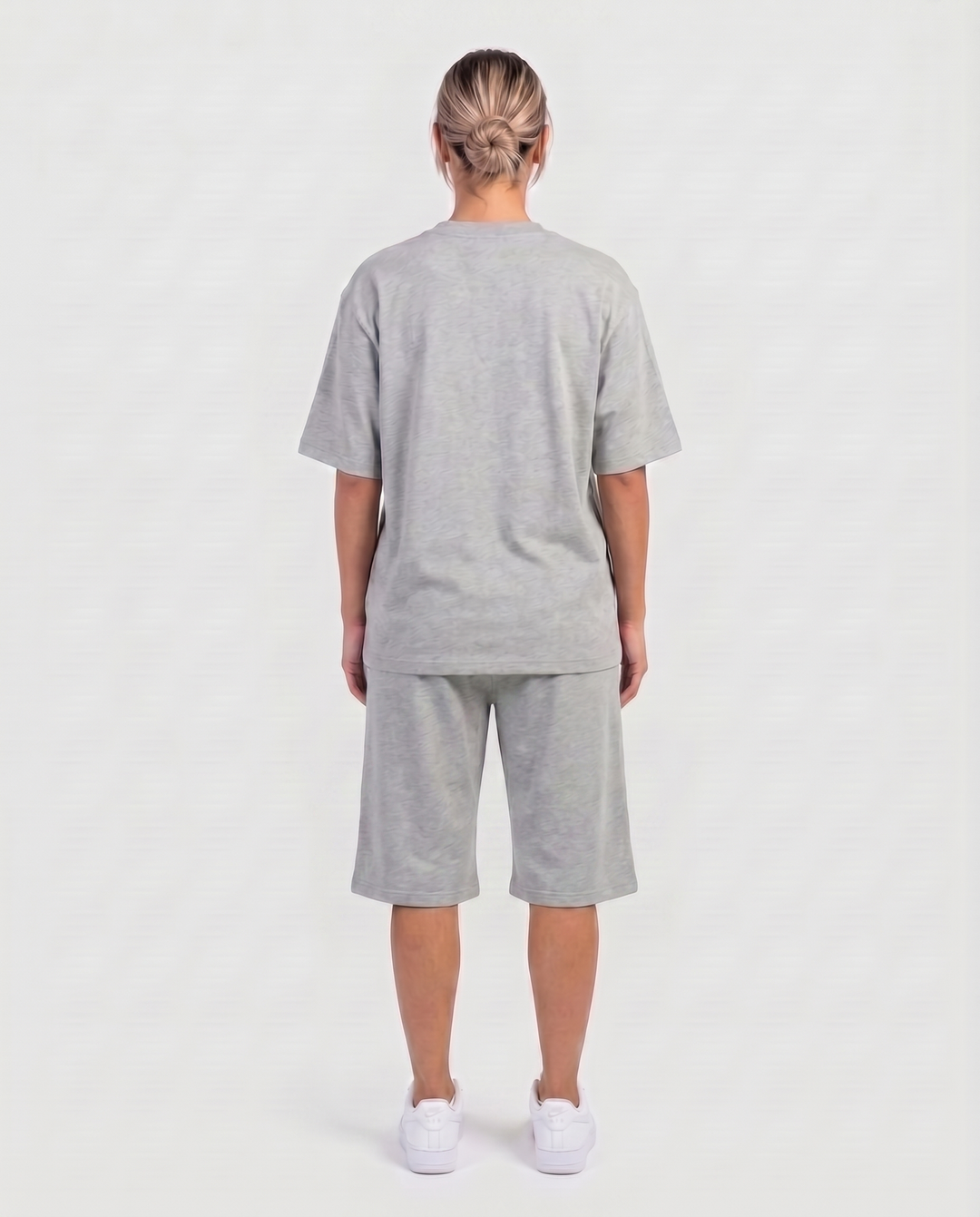 SUMMER BASICS LIGHT GREY TRACKSUITS