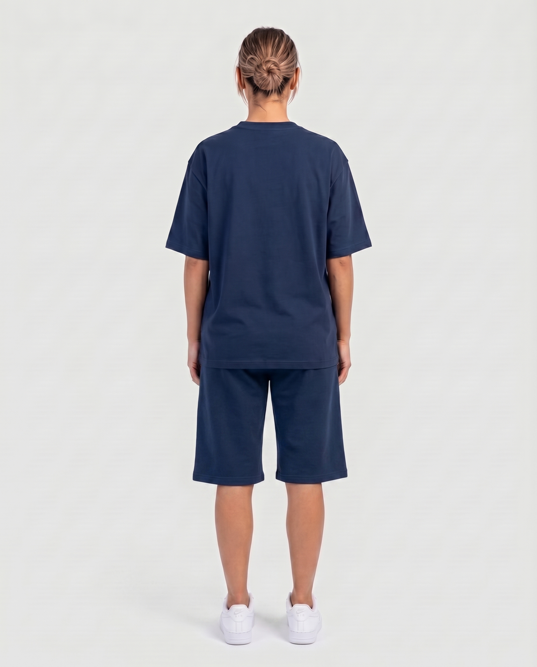 SUMMER BASICS NAVY BLUE T-SHIRT