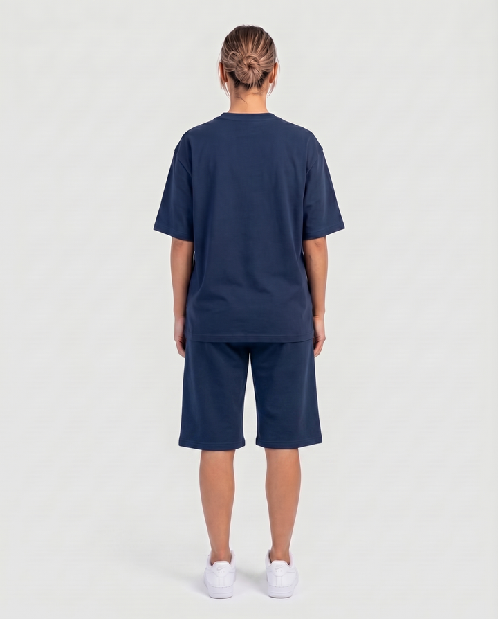 SUMMER BASICS NAVY BLUE SHORTS