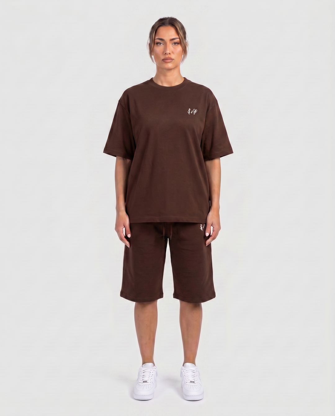 SUMMER BASICS CHOCOLATE T-SHIRT