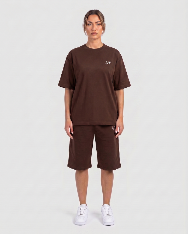 SUMMER BASICS CHOCOLATE TRACKSUITS