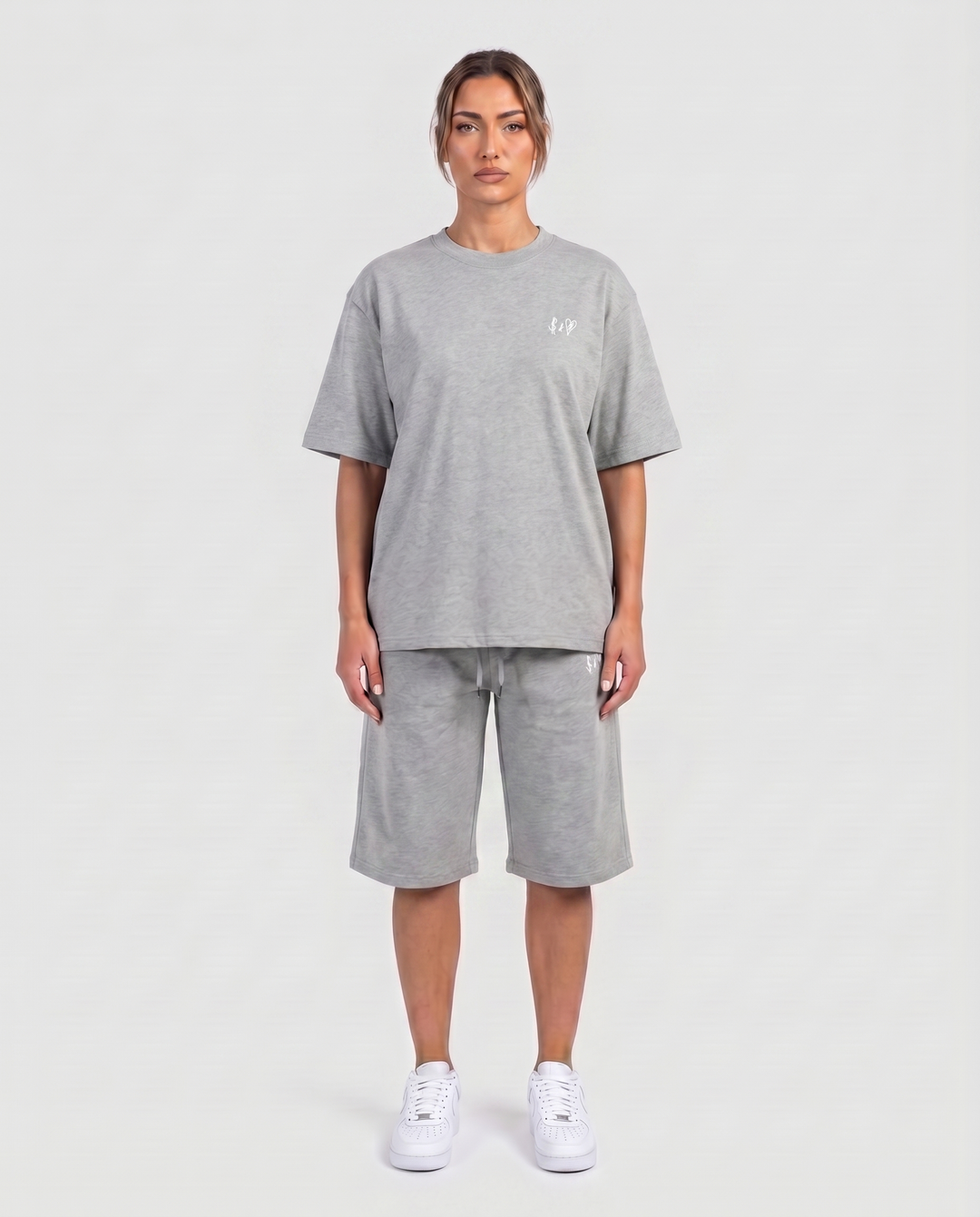 SUMMER BASICS LIGHT GREY T-SHIRT