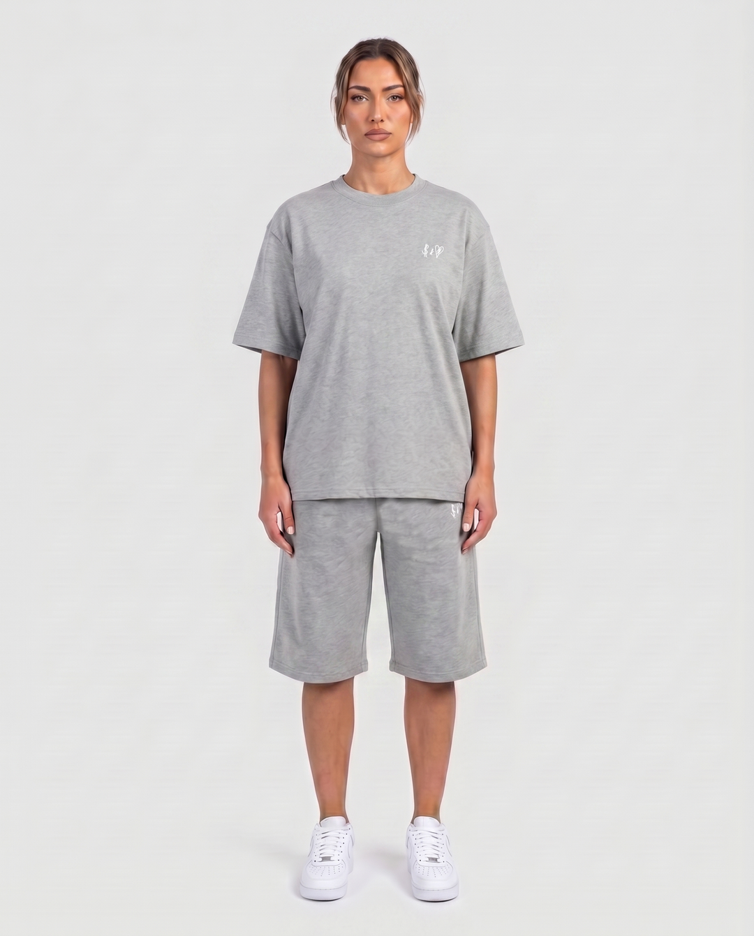 SUMMER BASICS LIGHT GREY T-SHIRT