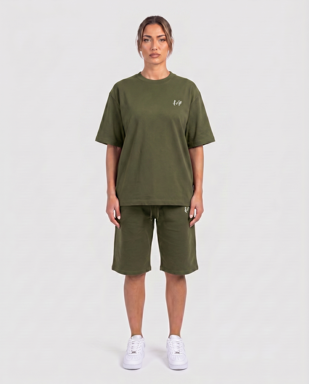 SUMMER BASICS OLIVE GREEN TRACKSUITS