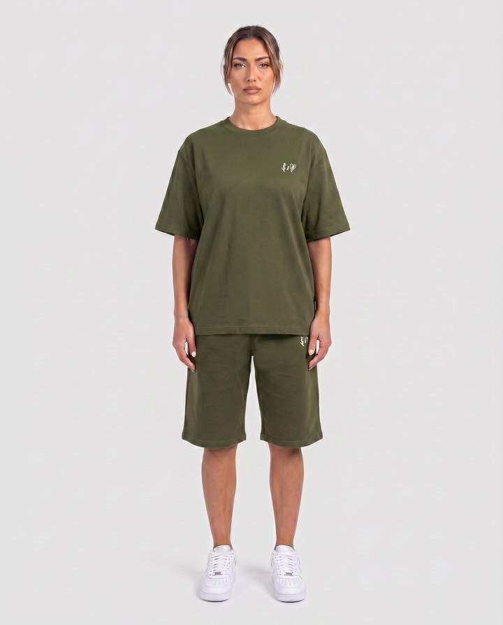 SUMMER BASICS OLIVE GREEN TRACKSUITS
