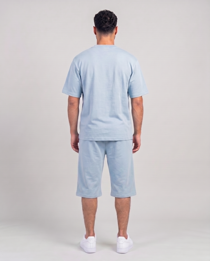 SUMMER BASICS BABY BLUE T-SHIRT