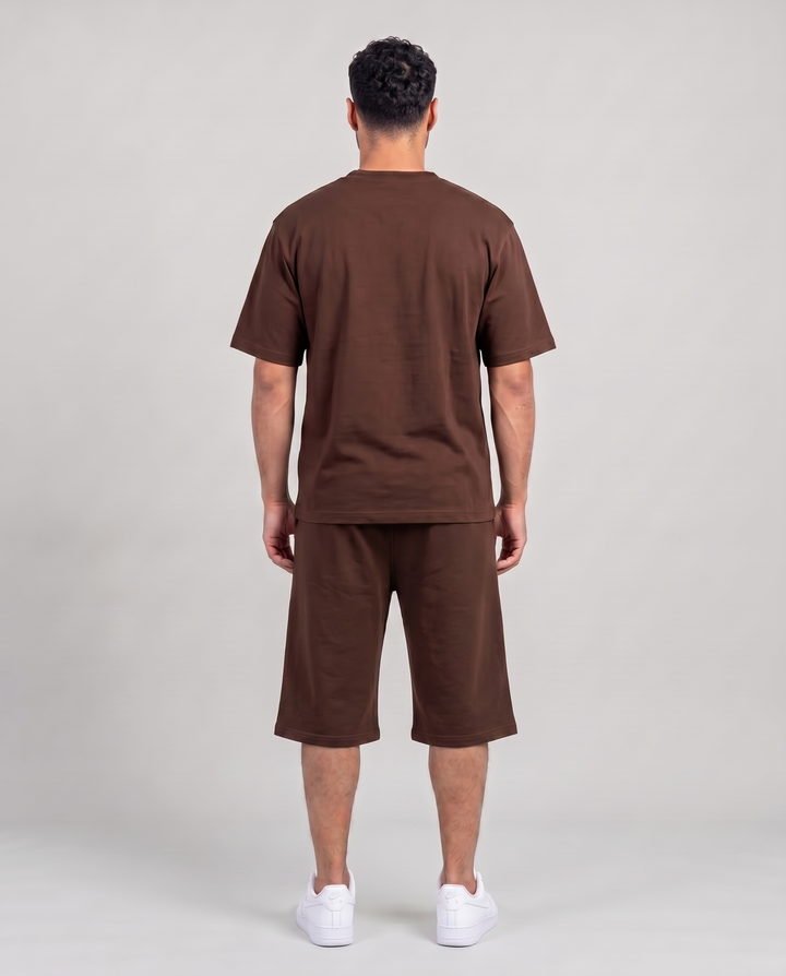 SUMMER BASICS CHOCOLATE TRACKSUITS