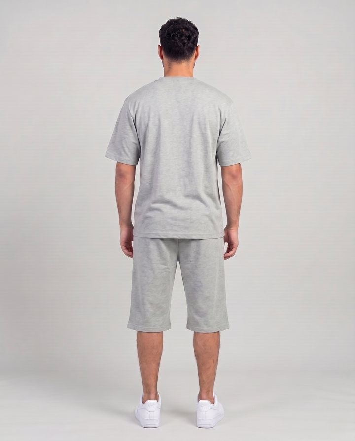 SUMMER BASICS LIGHT GREY T-SHIRT