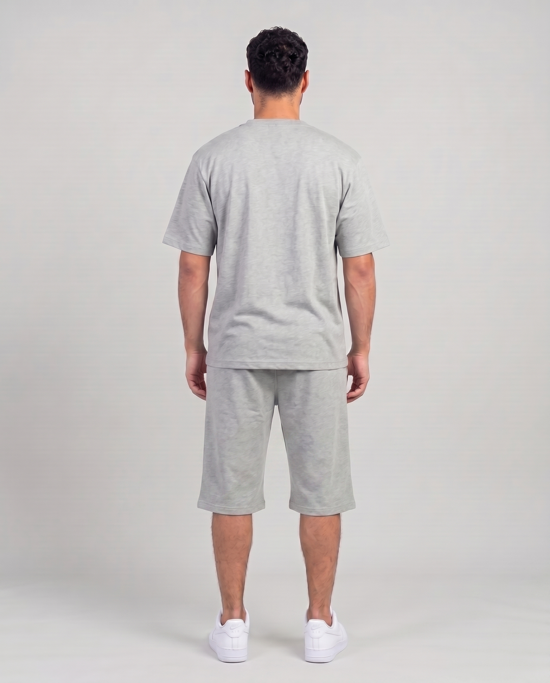 SUMMER BASICS LIGHT GREY SHORTS