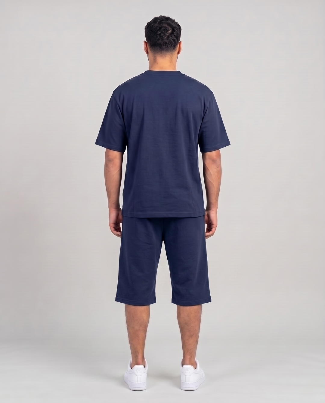 SUMMER BASICS NAVY BLUE T-SHIRT
