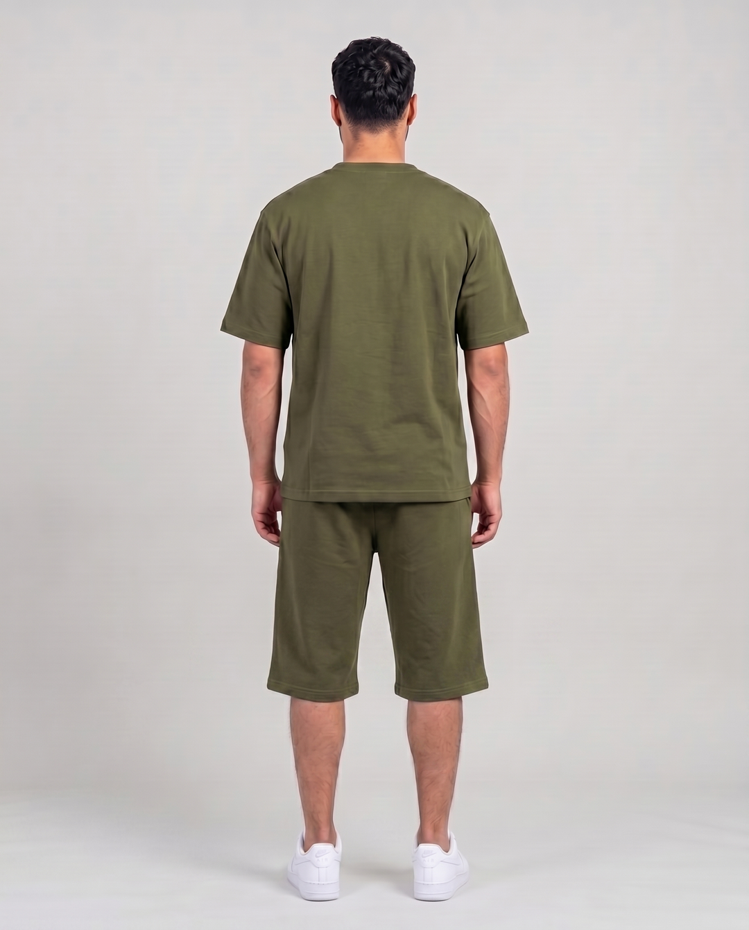 SUMMER BASICS OLIVE GREEN T-SHIRT