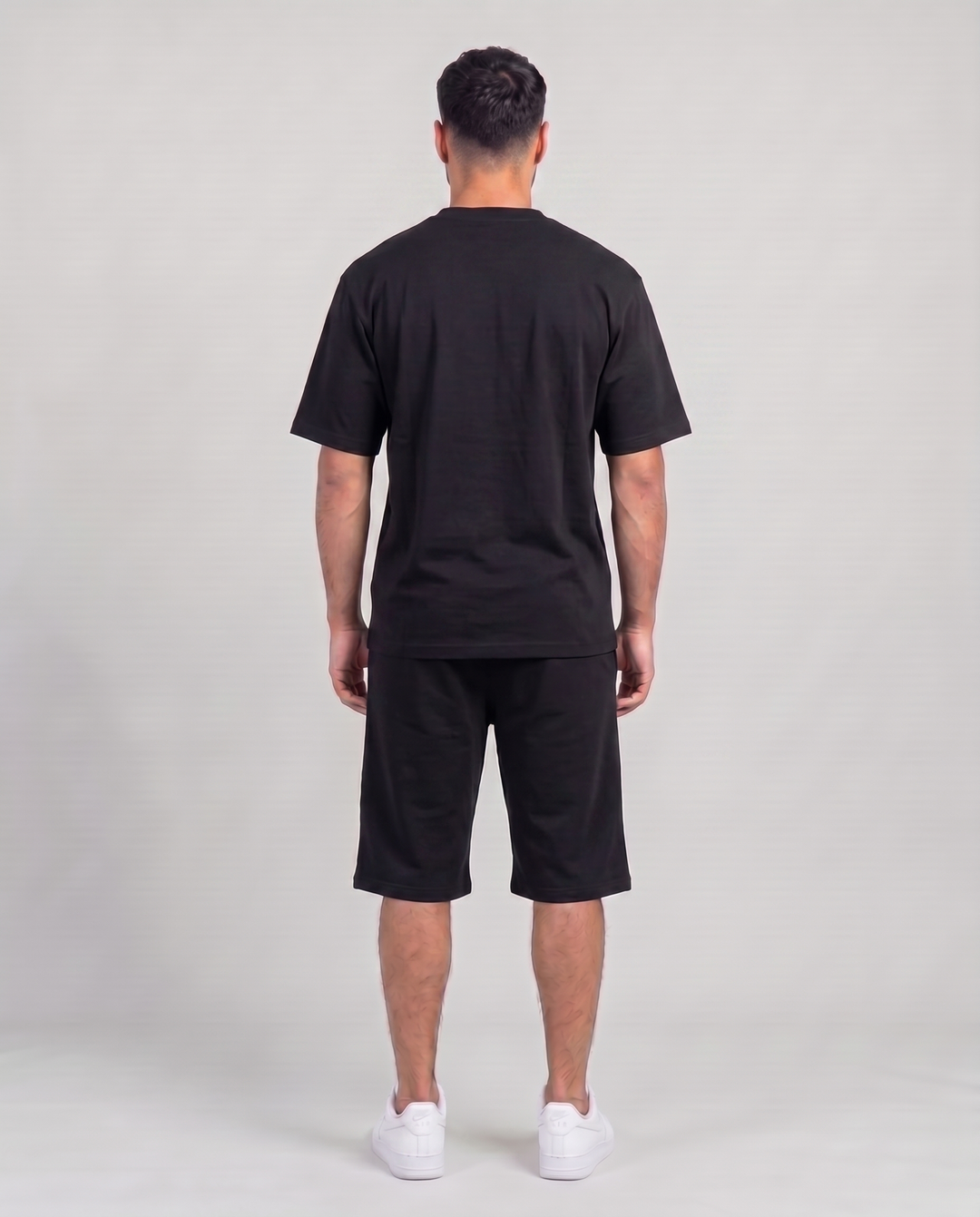 SUMMER BASICS BLACK TRACKSUIT
