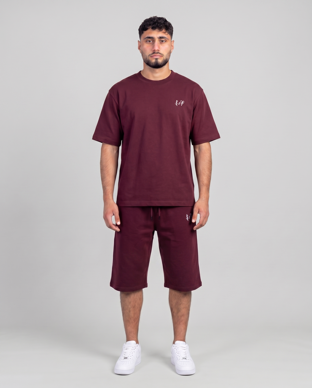 SUMMER BASICS BORDEAUX RED TRACKSUITS