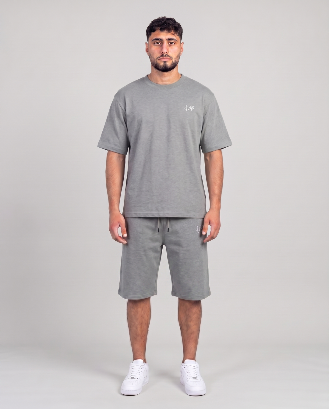 SUMMER BASICS DARK GREY T-SHIRT