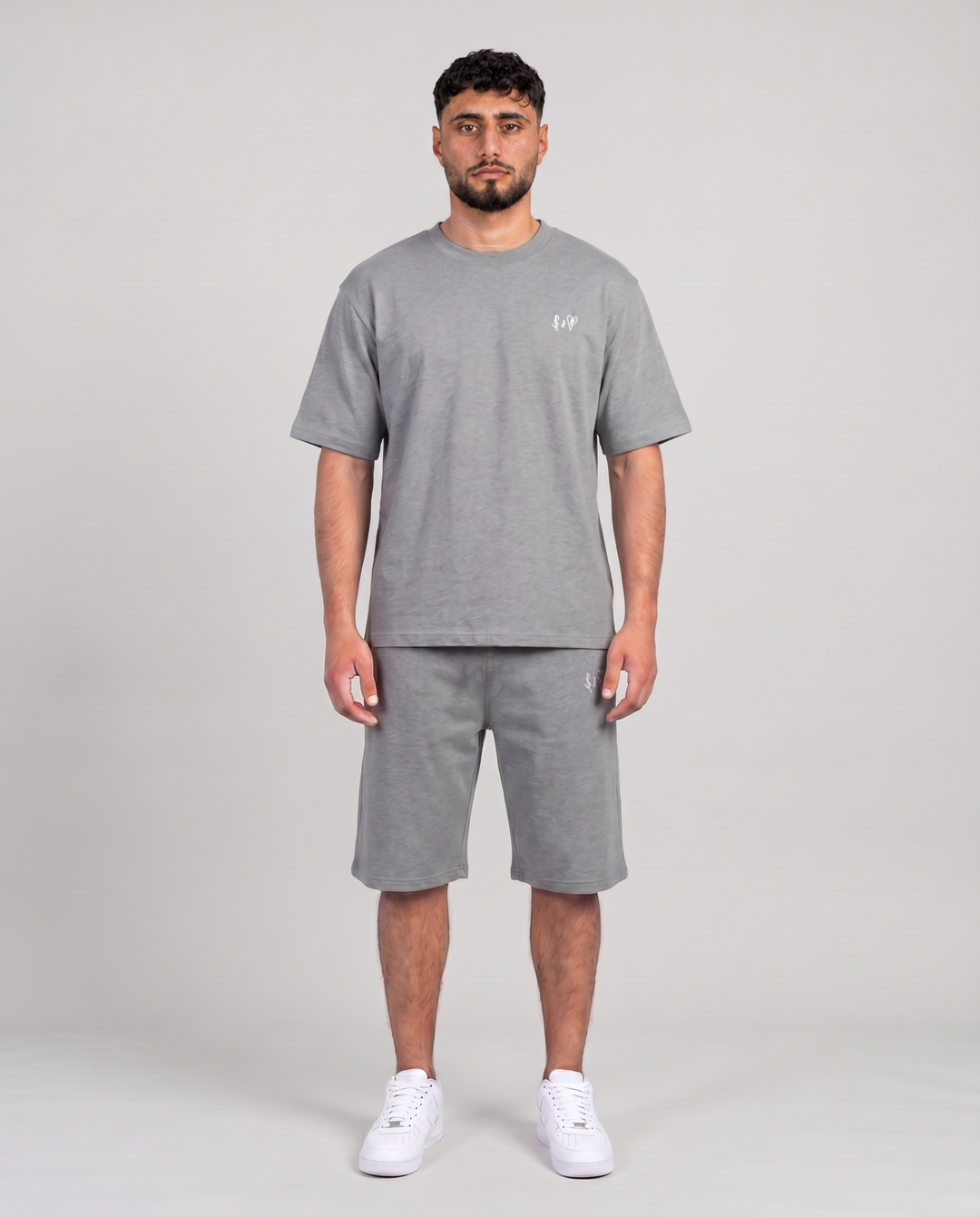 SUMMER BASICS DARK GREY T-SHIRT