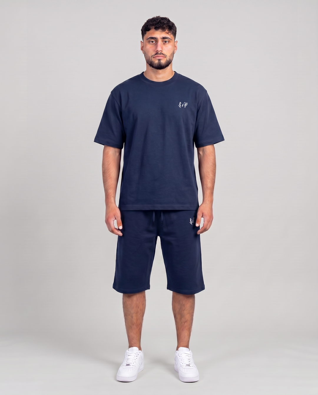SUMMER BASICS NAVY BLUE T-SHIRT