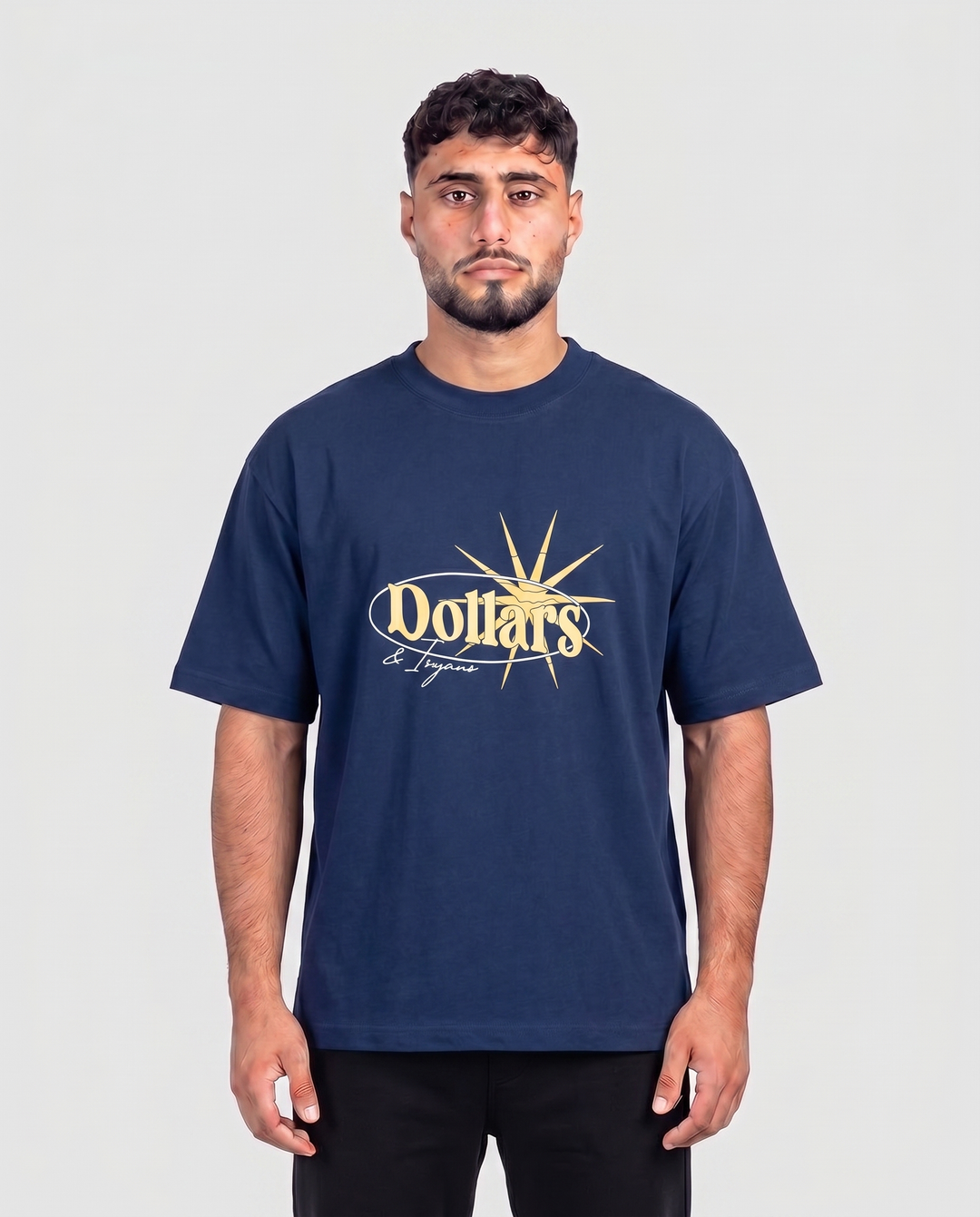 GOLDEN HOUR NAVY BLUE T-SHIRT
