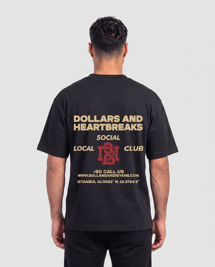 LOCAL CLUB BLACK T-SHIRT