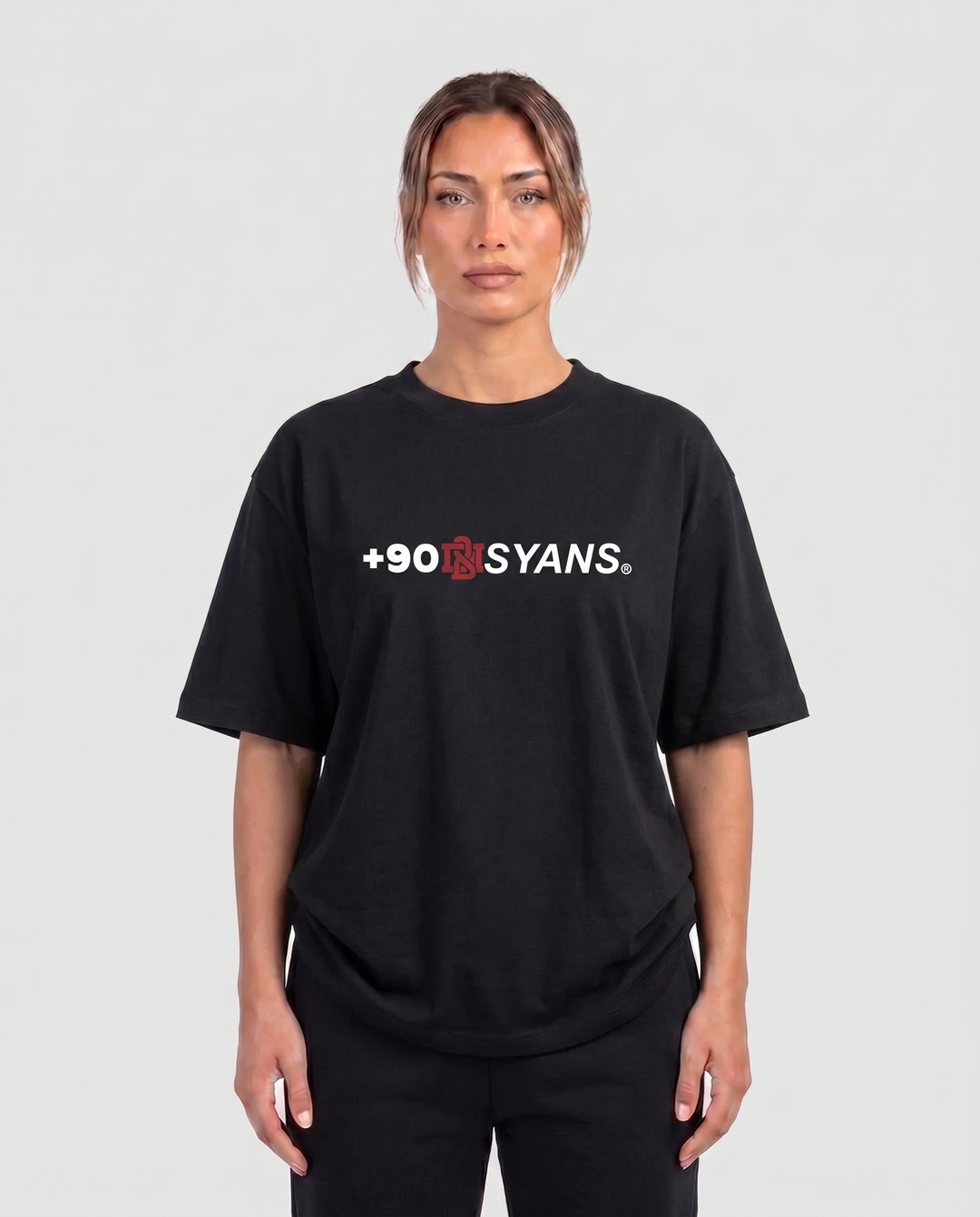 90+ BLACK T-SHIRT