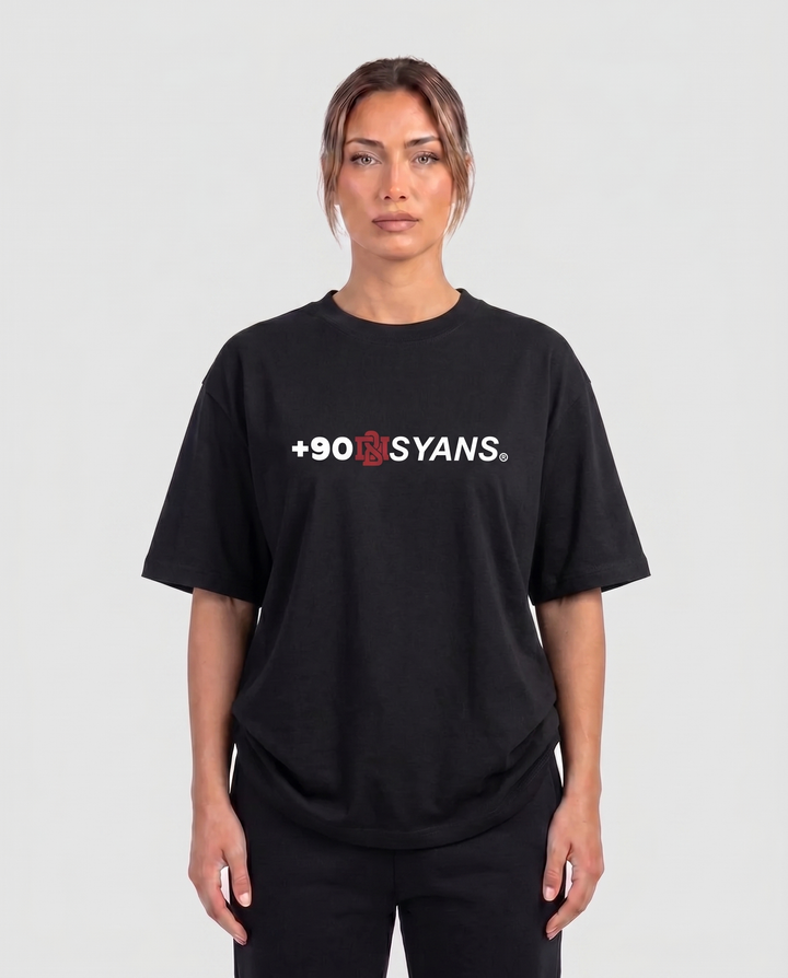 90+ BLACK T-SHIRT