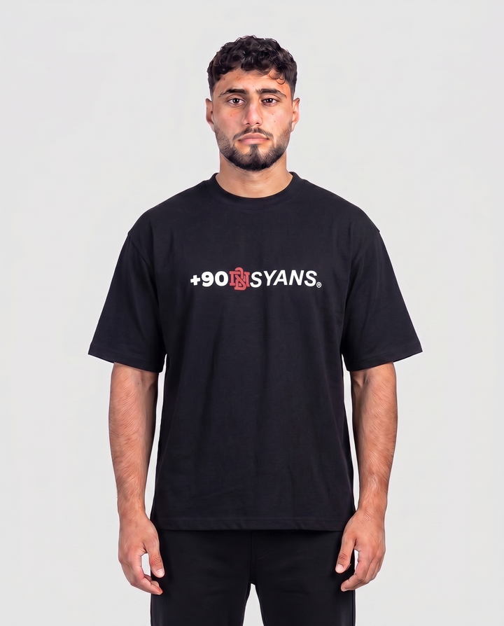90+ BLACK T-SHIRT
