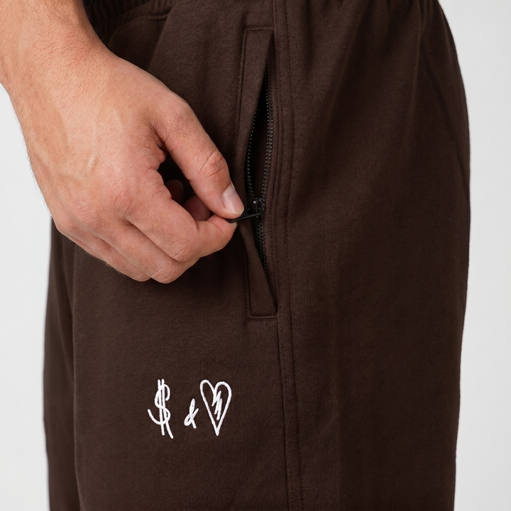 SUMMER BASICS CHOCOLATE SHORTS