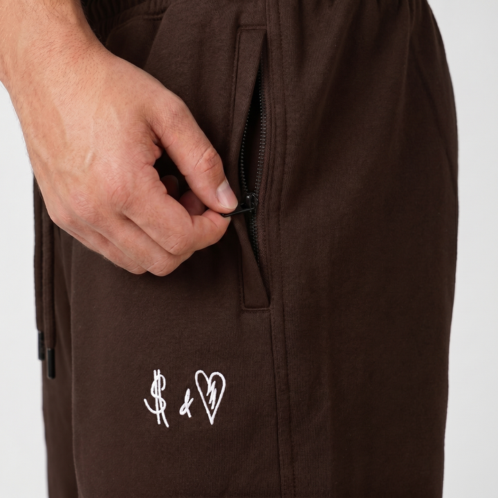 SUMMER BASICS CHOCOLATE TRACKSUITS