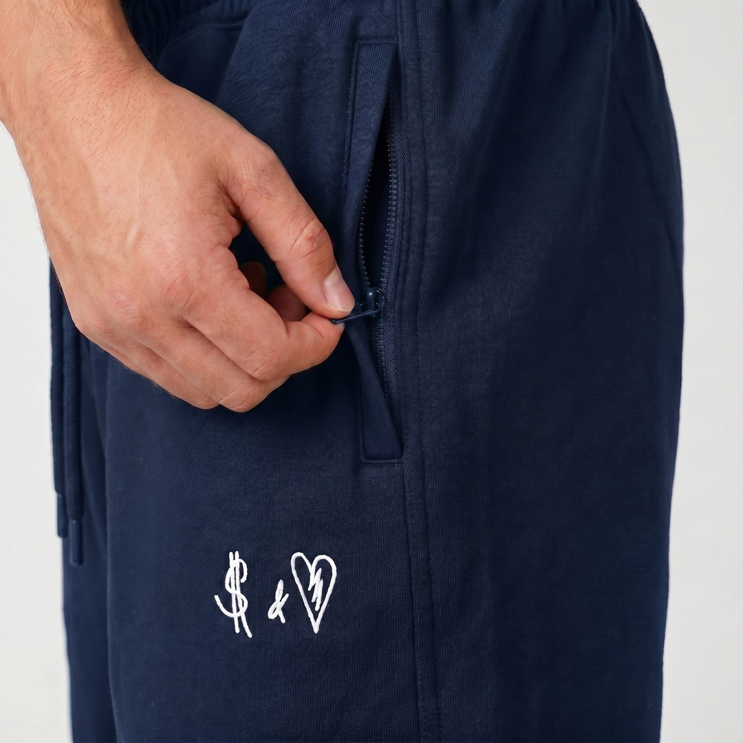 SUMMER BASICS NAVY BLUE TRACKSUITS