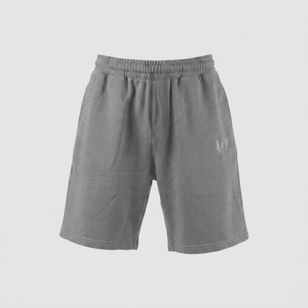 SUMMER BASICS DARK GREY SHORTS