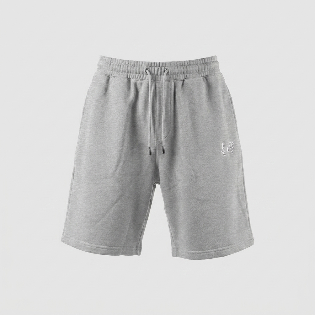 SUMMER BASICS LIGHT GREY SHORTS
