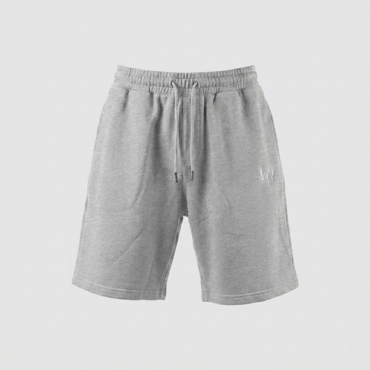SUMMER BASICS LIGHT GREY SHORTS
