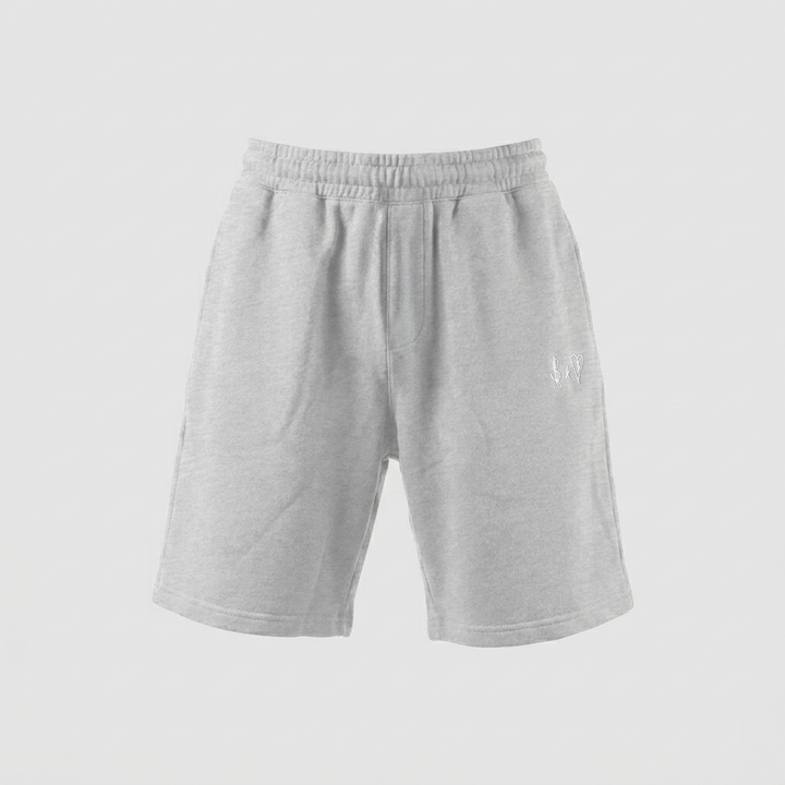 SUMMER BASICS LIGHT GREY SHORTS