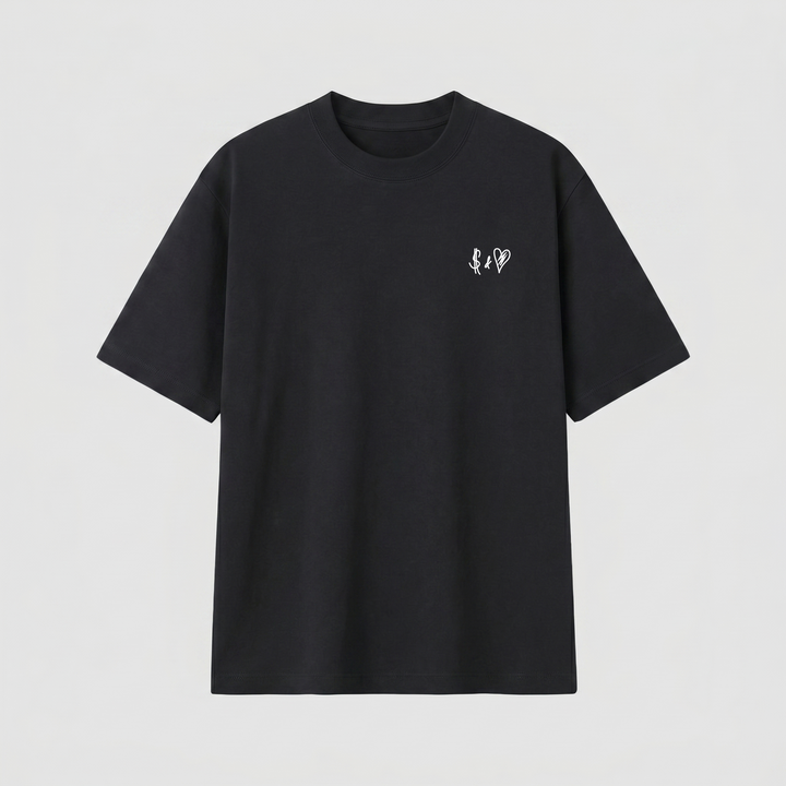 SUMMER BASICS BLACK T-SHIRT