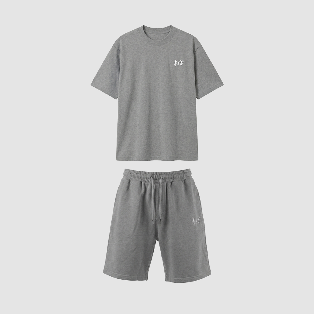 SUMMER BASICS DARK GREY TRACKSUITS
