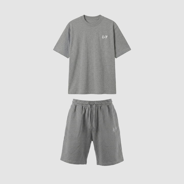 SUMMER BASICS DARK GREY TRACKSUITS