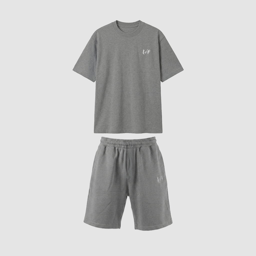 SUMMER BASICS DARK GREY TRACKSUITS