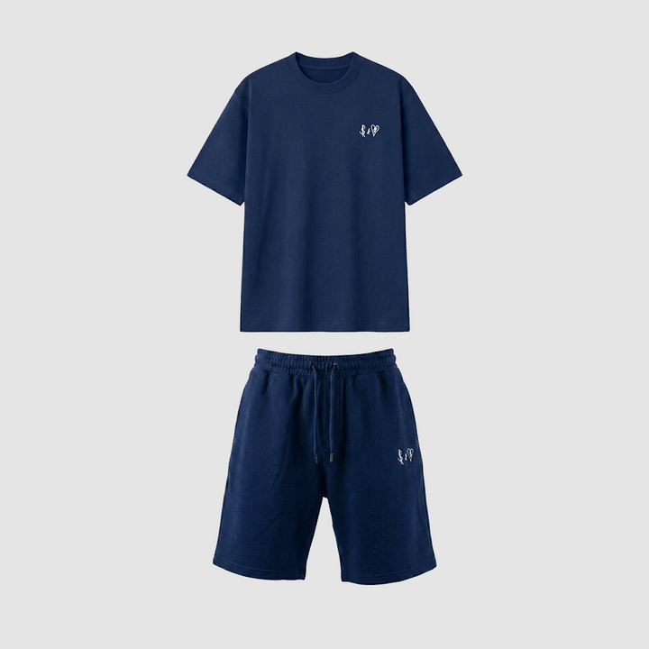 SUMMER BASICS NAVY BLUE TRACKSUITS