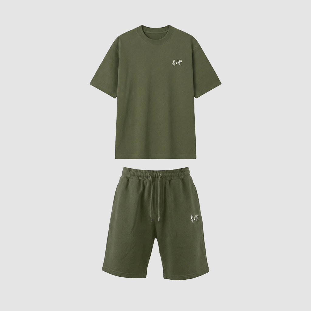 SUMMER BASICS OLIVE GREEN TRACKSUITS
