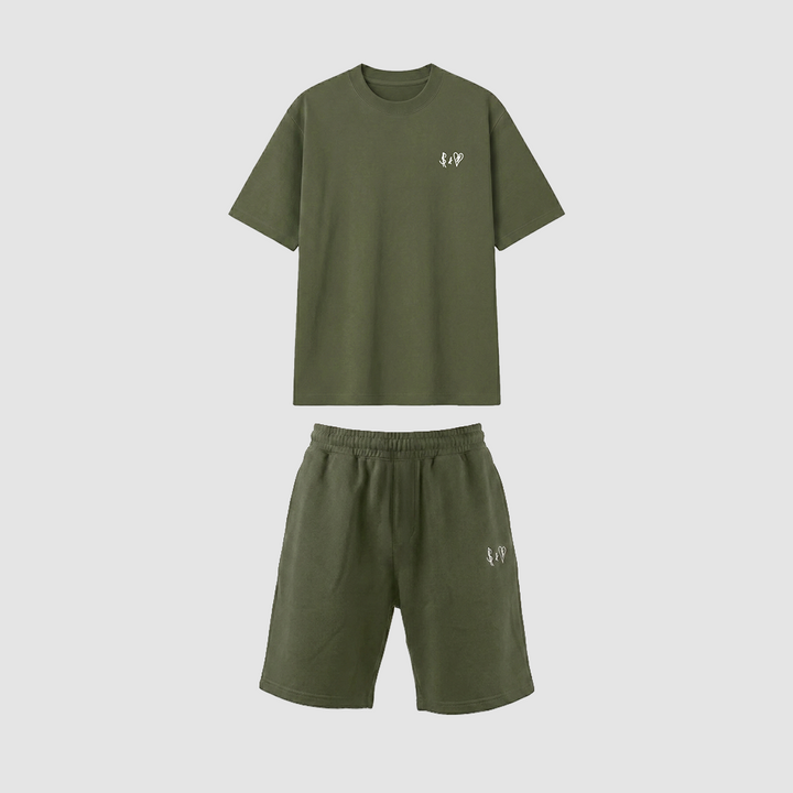 SUMMER BASICS OLIVE GREEN TRACKSUITS