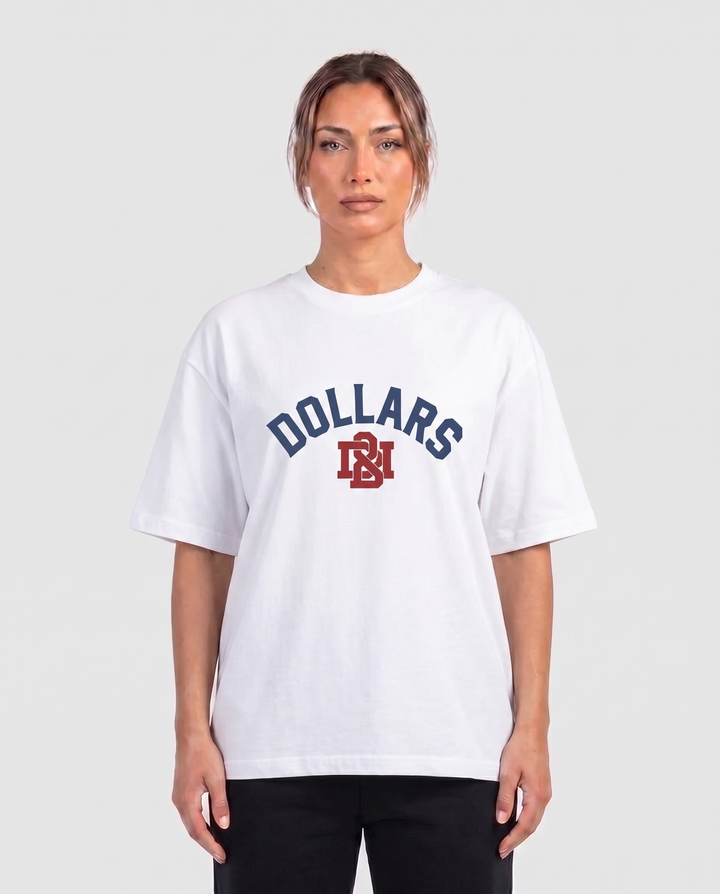 COLLEGE WHITE T-SHIRT