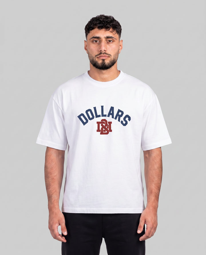 COLLEGE WHITE T-SHIRT