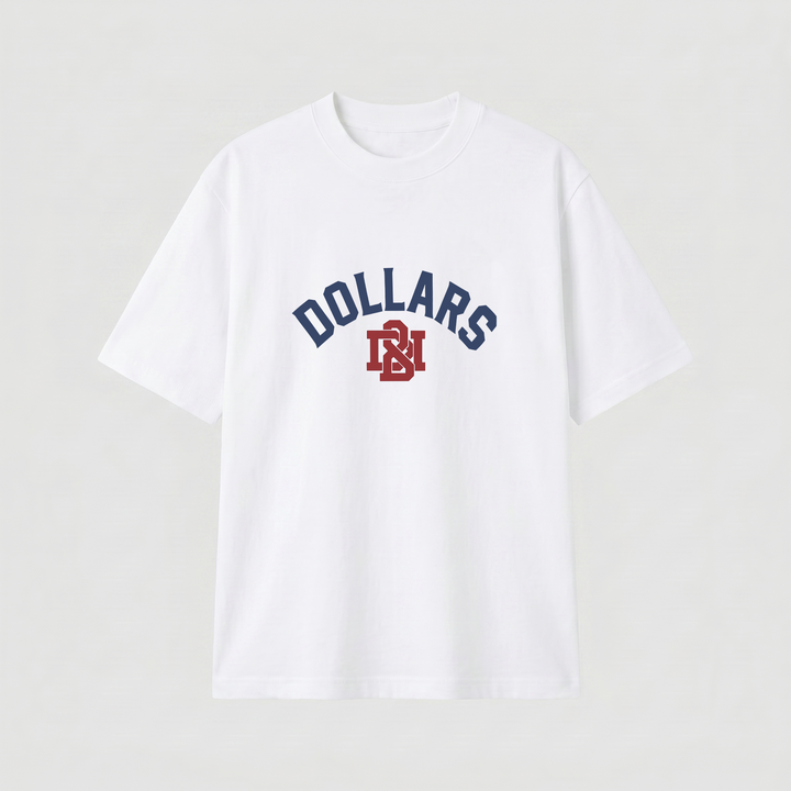 COLLEGE WHITE T-SHIRT