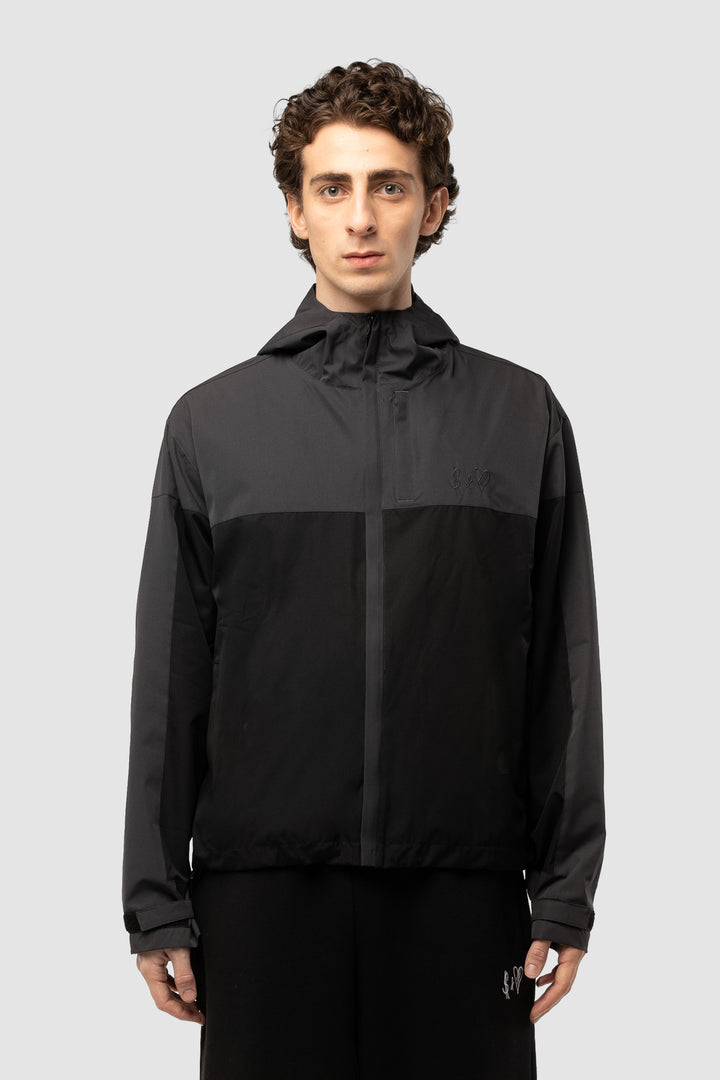 RAINJACKET BLACK/GREY