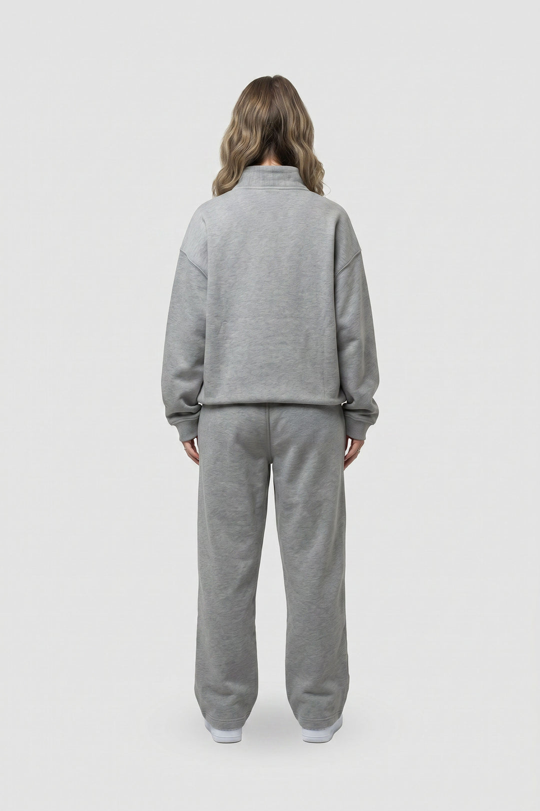 BASIC DARK GREY SWEAT-JACKET