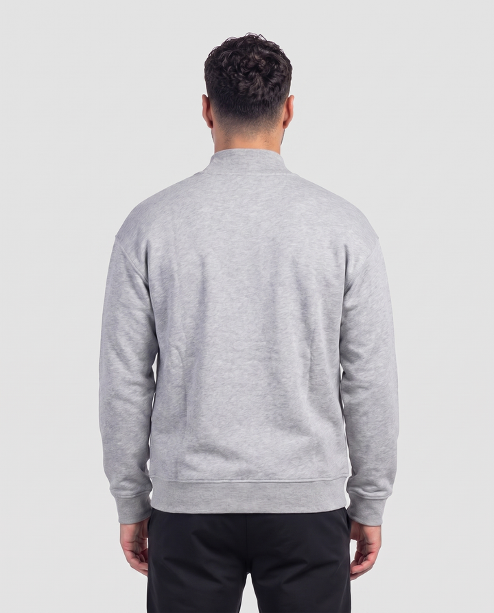 BASIC DARK GREY SWEAT-JACKET