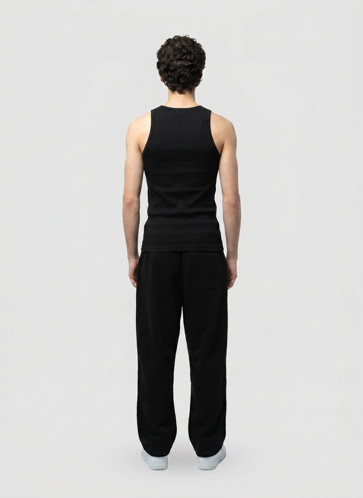 BASIC TANKTOP BLACK 2er Set