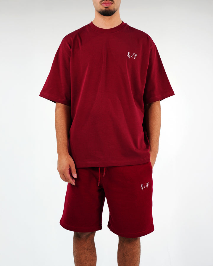Summer Basics Bordeaux Red T-Shirt