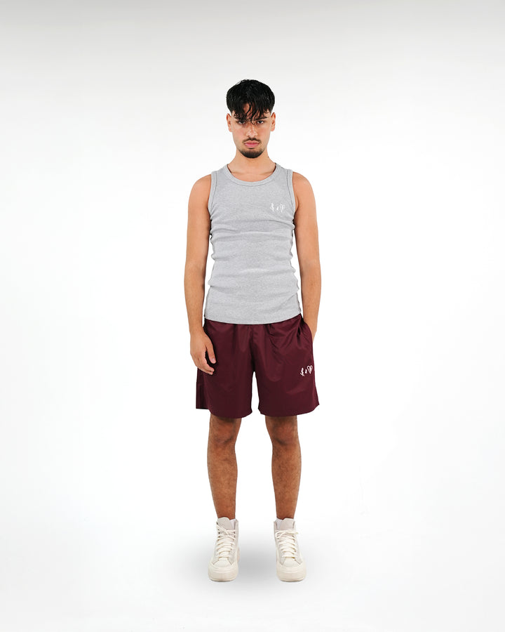 Basic Swim Shorts Bordeaux Red